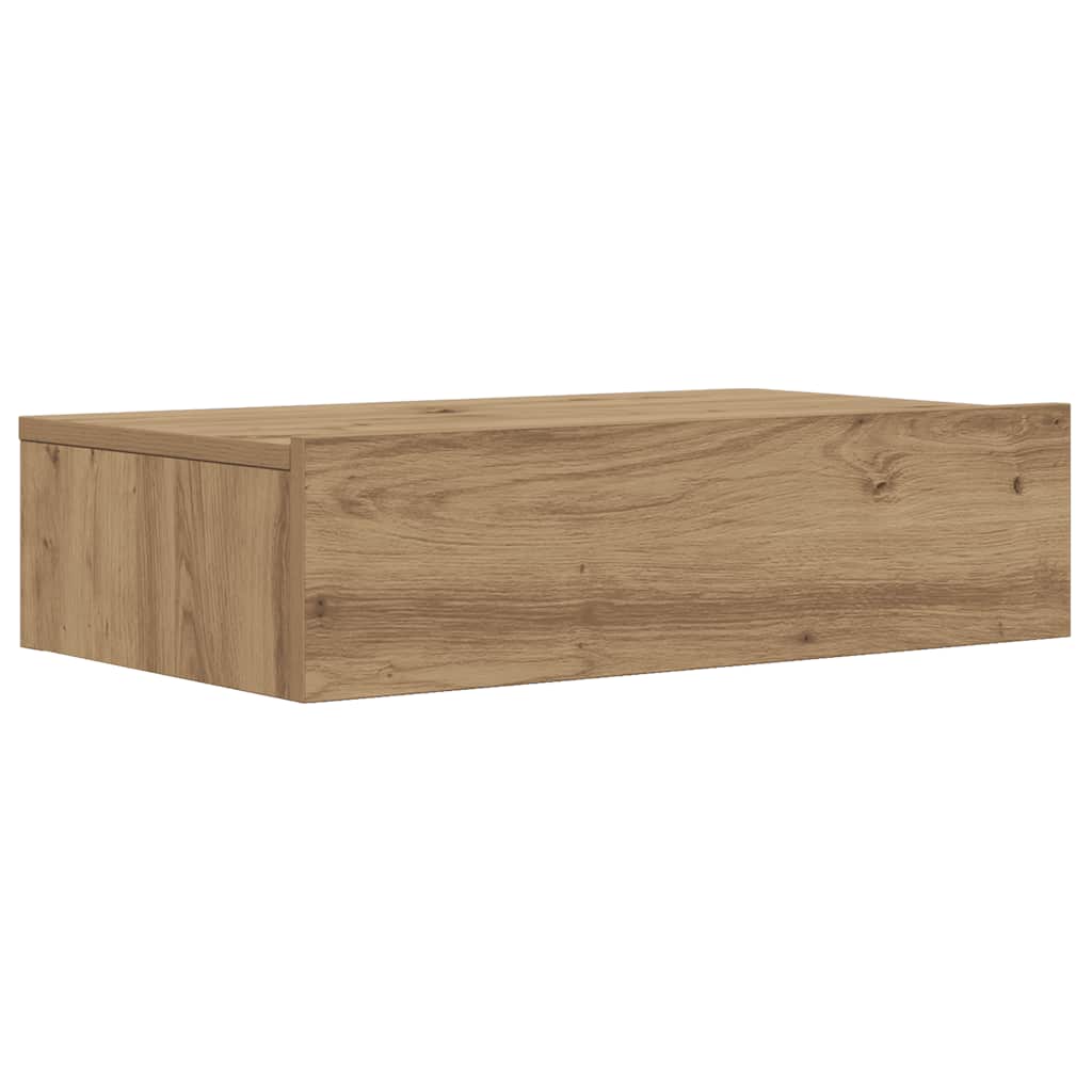 TV Cabinet with LED Lights Artisan Oak 60x35x15,5 cm