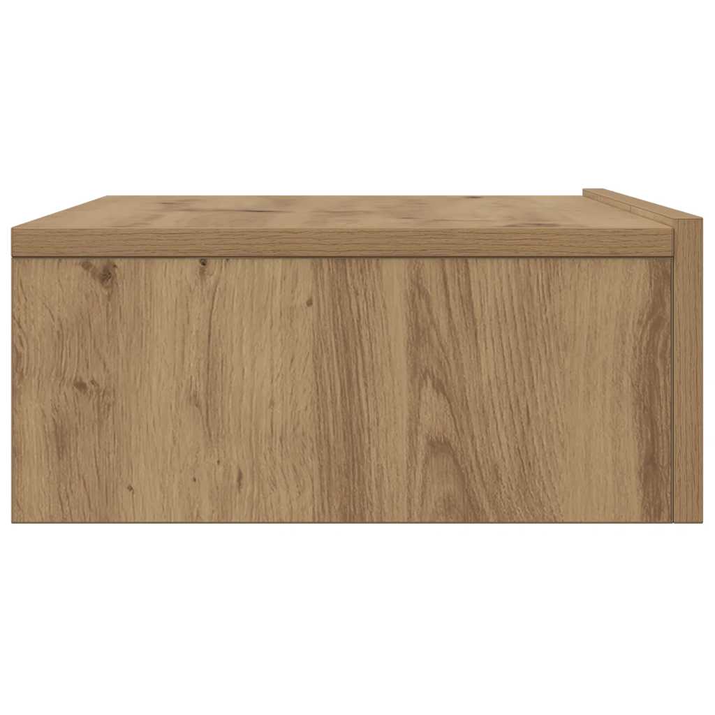 TV Cabinet with LED Lights Artisan Oak 60x35x15,5 cm