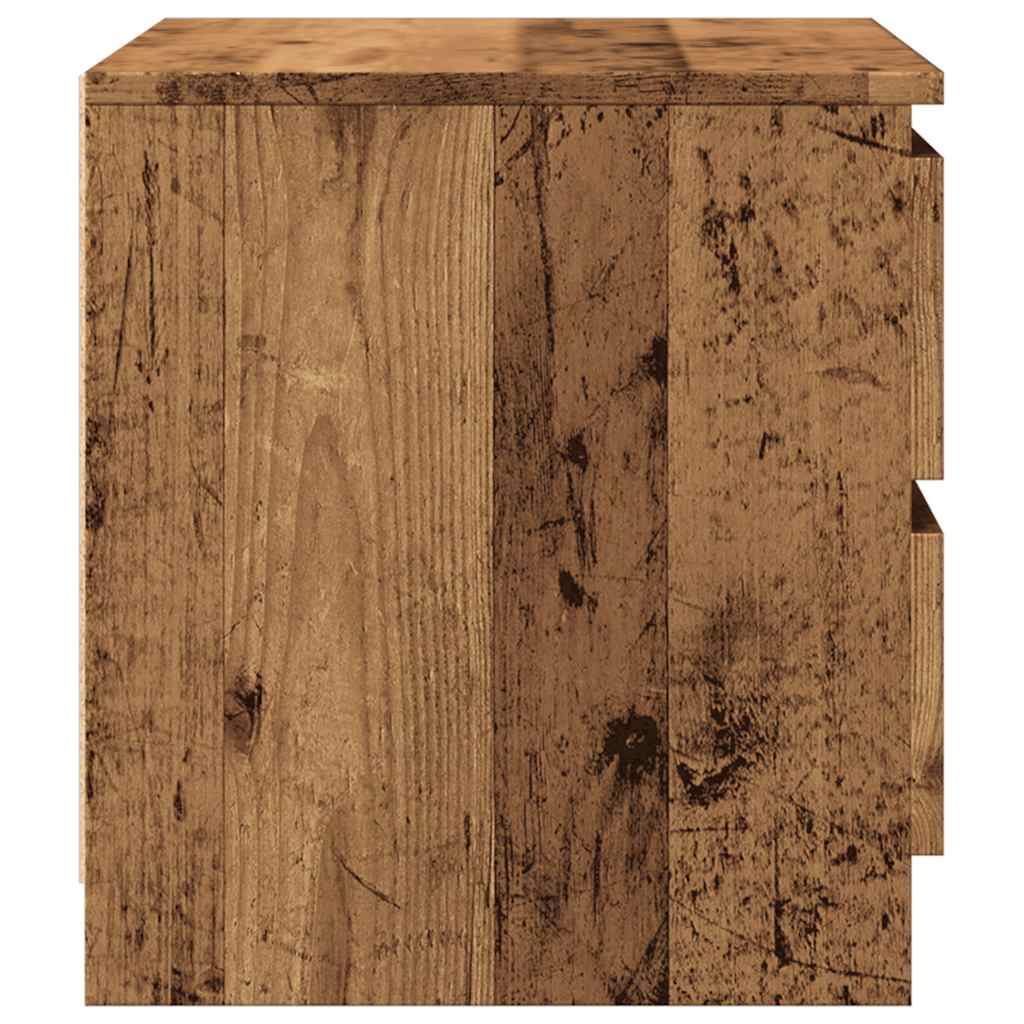 vidaXL Bedside Cabinets 2 pcs Old Wood 50x40x43.5 cm Engineered Wood