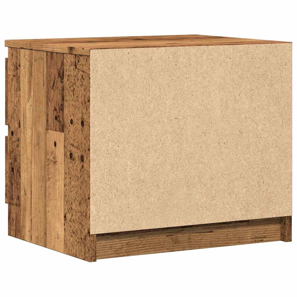 vidaXL Bedside Cabinets 2 pcs Old Wood 50x40x43.5 cm Engineered Wood