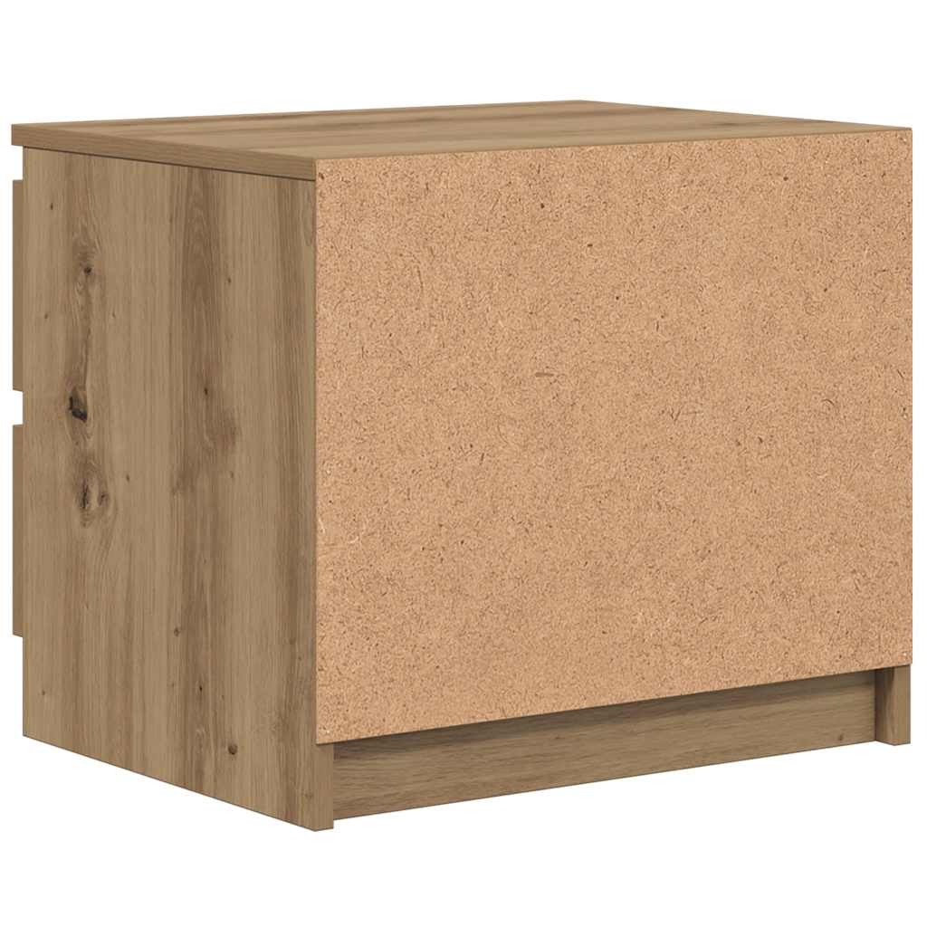Bedside Cabinets 2 pcs Artisan Oak 50x40x43.5 cm Engineered Wood
