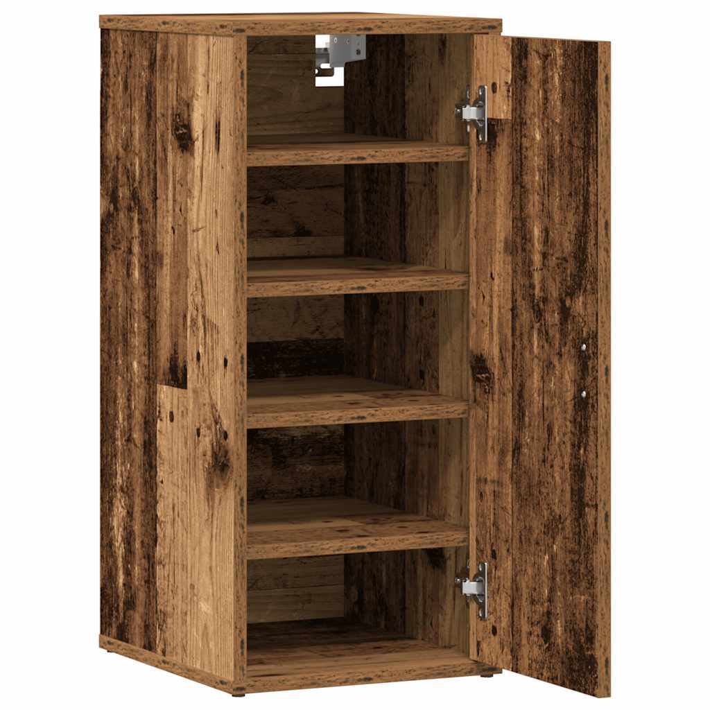 Shoe Cabinet Old Wood 32x35x70 cm Engineered Wood