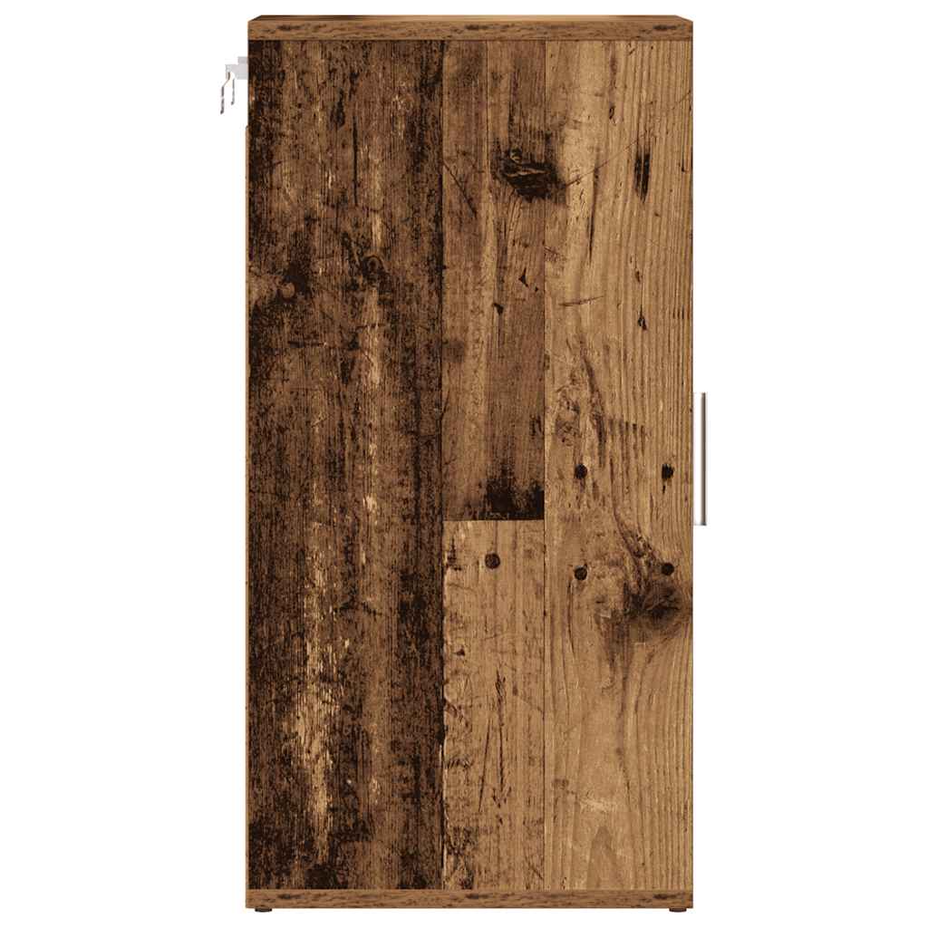 Shoe Cabinet Old Wood 32x35x70 cm Engineered Wood