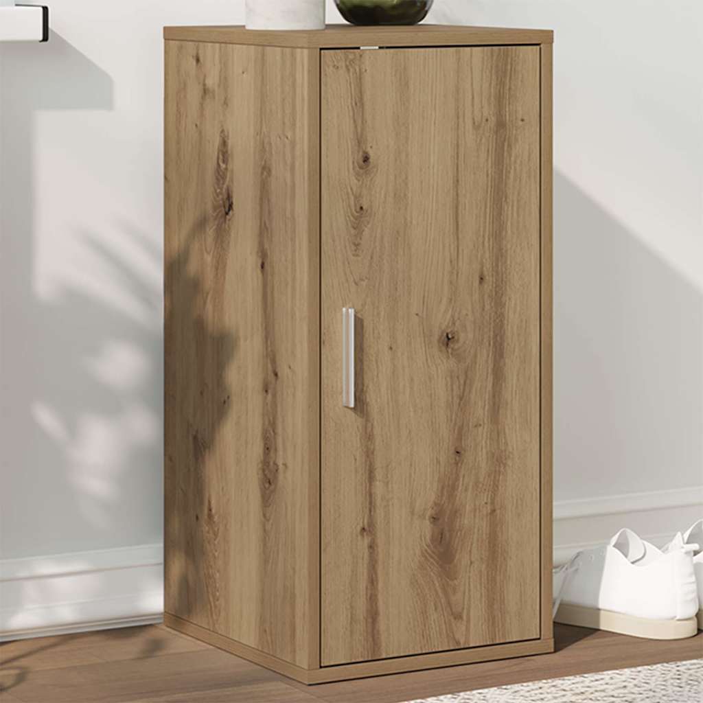 Shoe Cabinet Artisan Oak 32x35x70 cm Engineered Wood