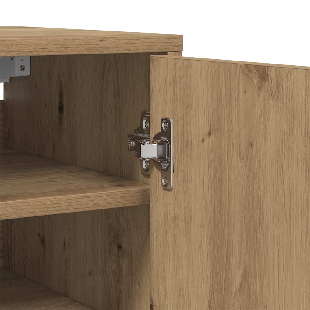 Shoe Cabinets 2 pcs Artisan Oak 32x35x70 cm Engineered Wood