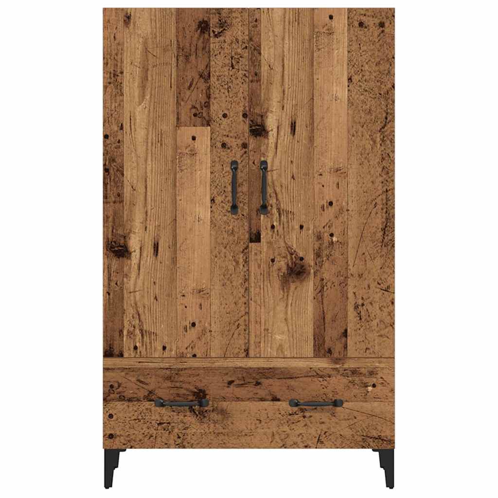 Highboard Old Wood 70x31x115 cm Engineered Wood