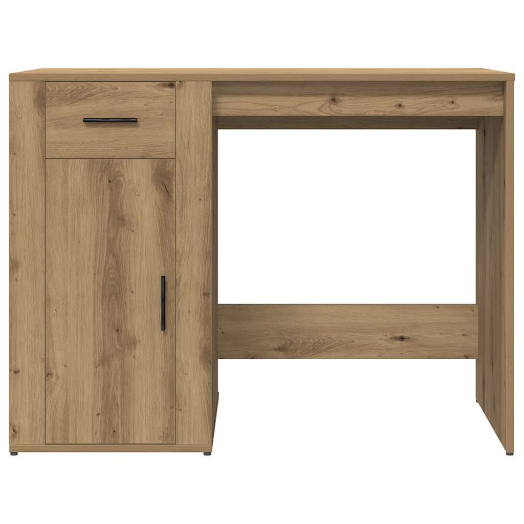 vidaXL Desk Artisan Oak 100x49x75 cm Engineered Wood