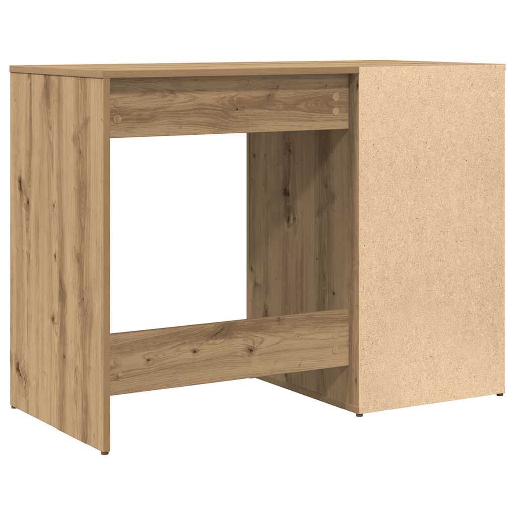 vidaXL Desk Artisan Oak 100x49x75 cm Engineered Wood