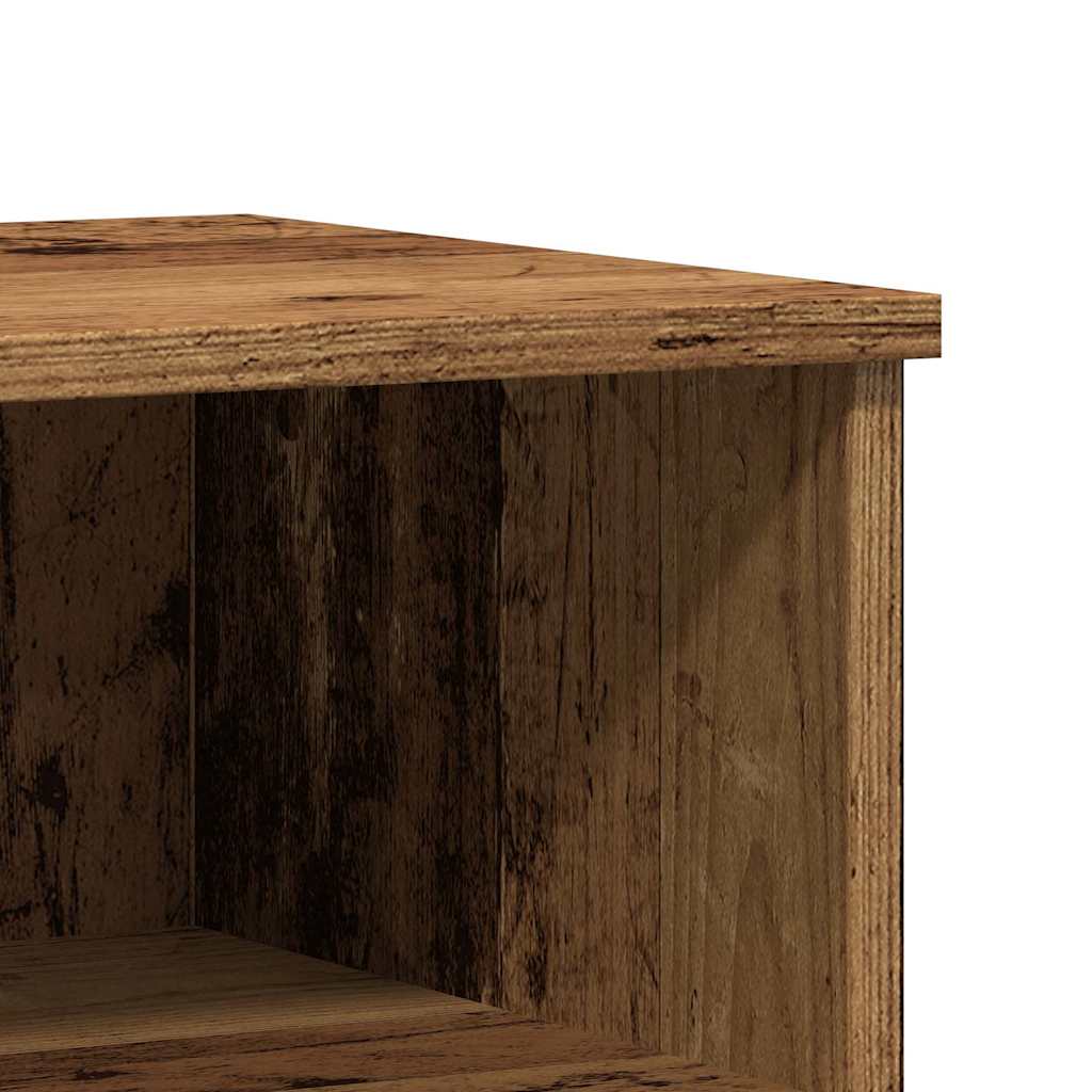 vidaXL Bedside Cabinet Old Wood 40x35x50 cm Engineered Wood