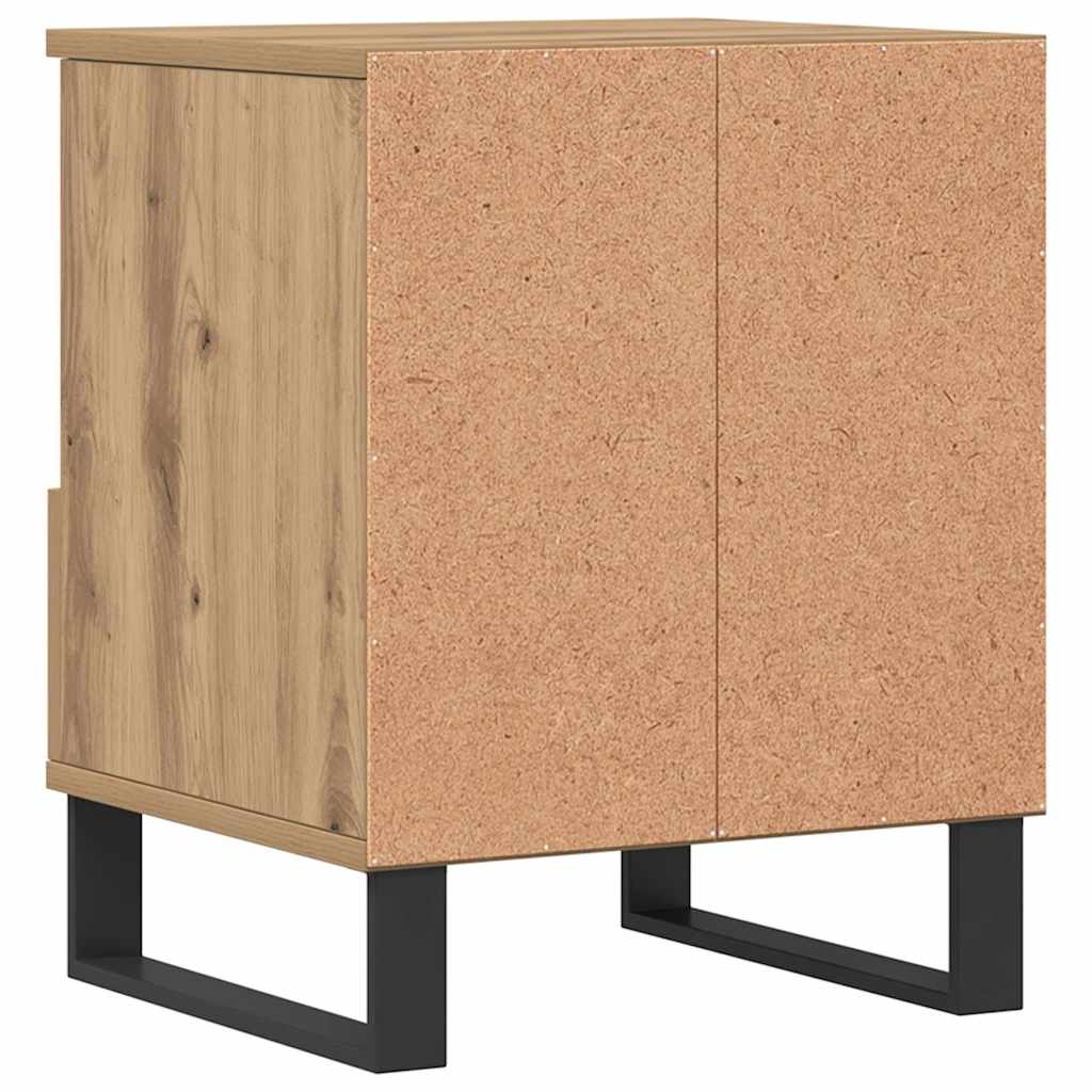 Bedside Cabinet Artisan Oak 40x35x50 cm Engineered Wood