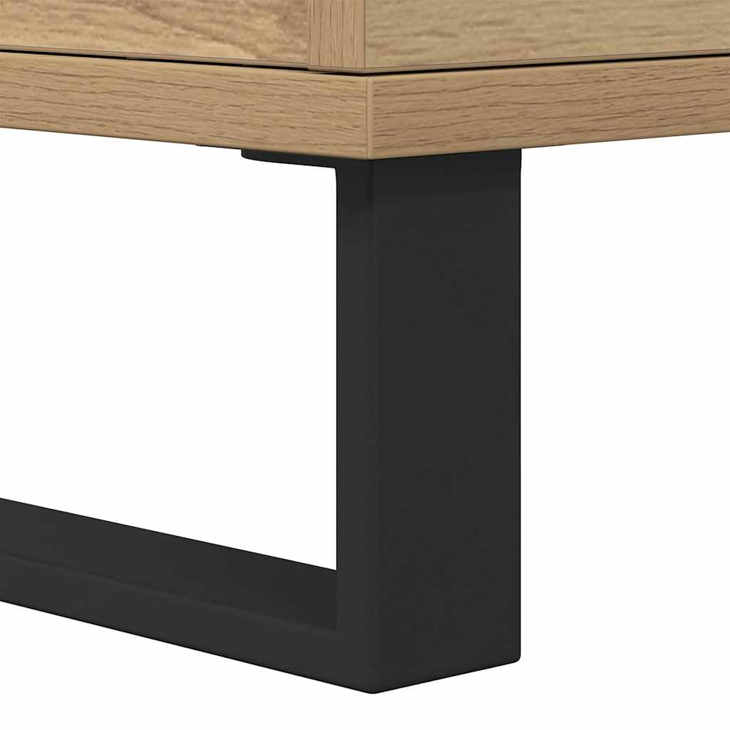 Bedside Cabinets 2 pcs Artisan Oak 40x35x50 cm Engineered Wood