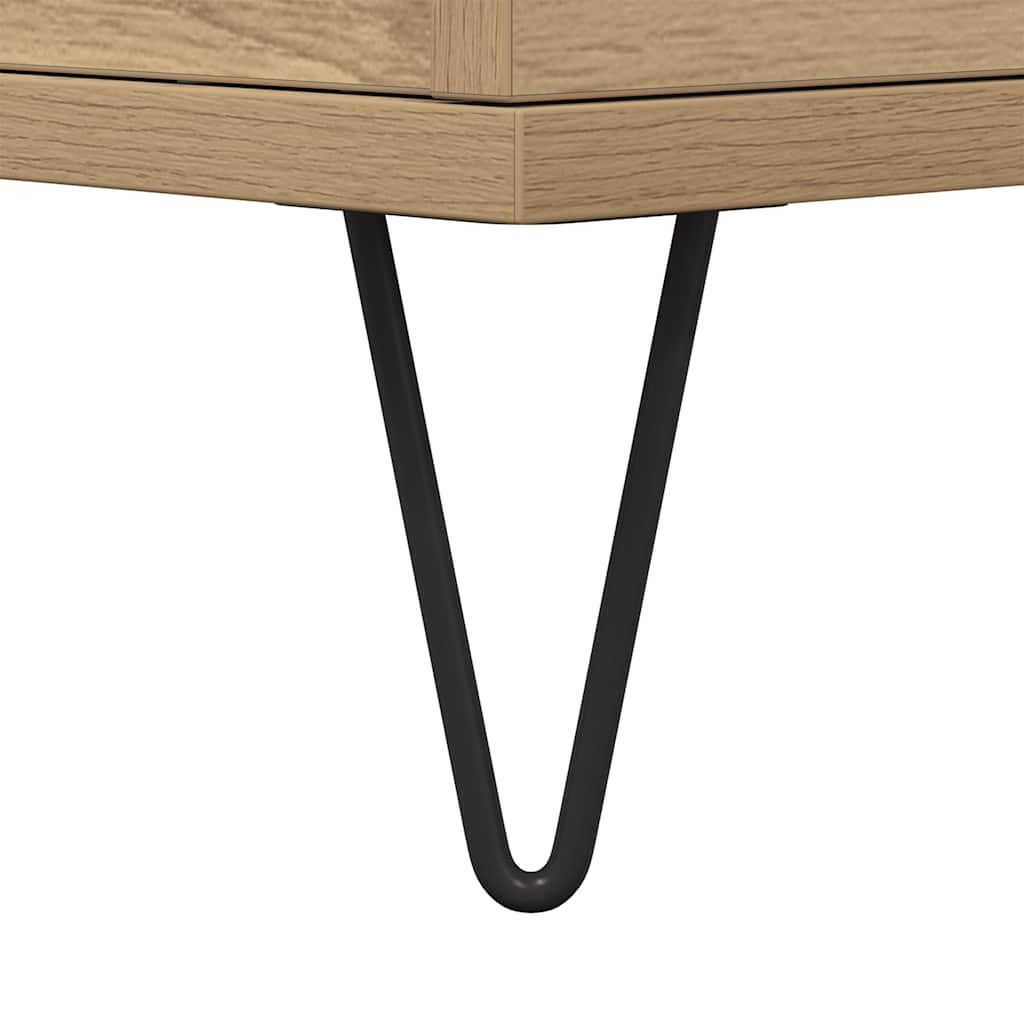 Bedside Cabinet Artisan Oak 40x35x50 cm Engineered Wood