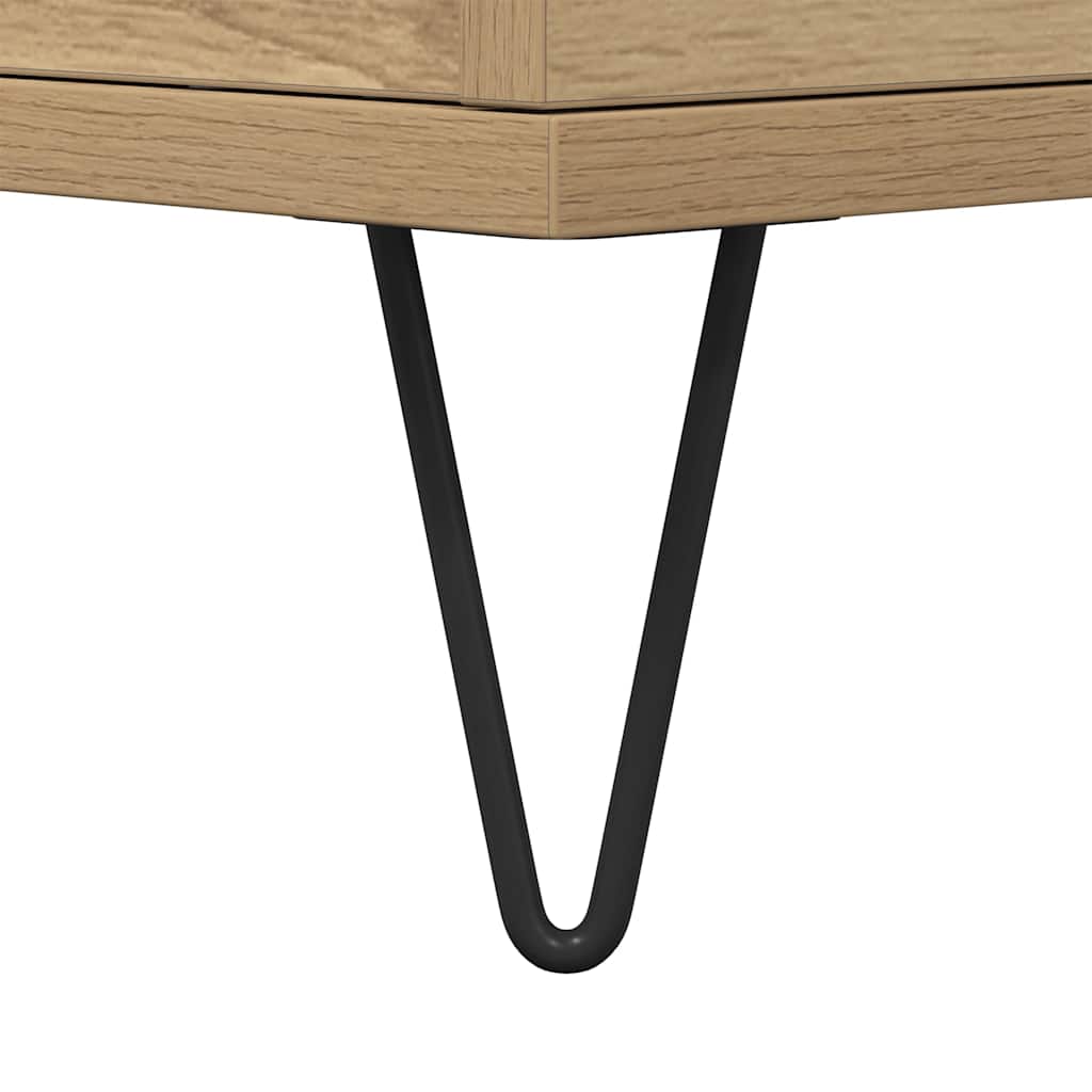 Bedside Cabinets 2 pcs Artisan Oak 40x35x50 cm Engineered Wood