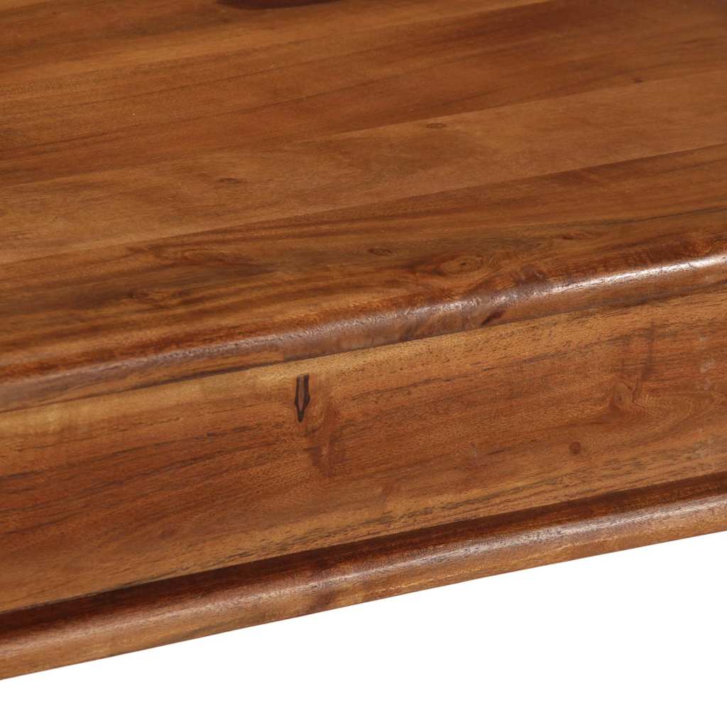 Dining Table 80x80x77 cm Solid Wood Acacia