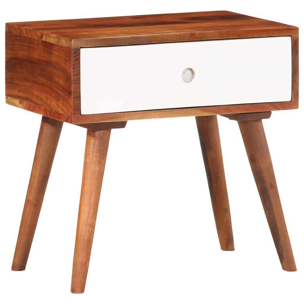 Side Table 45x30x45 cm Solid Wood Acacia