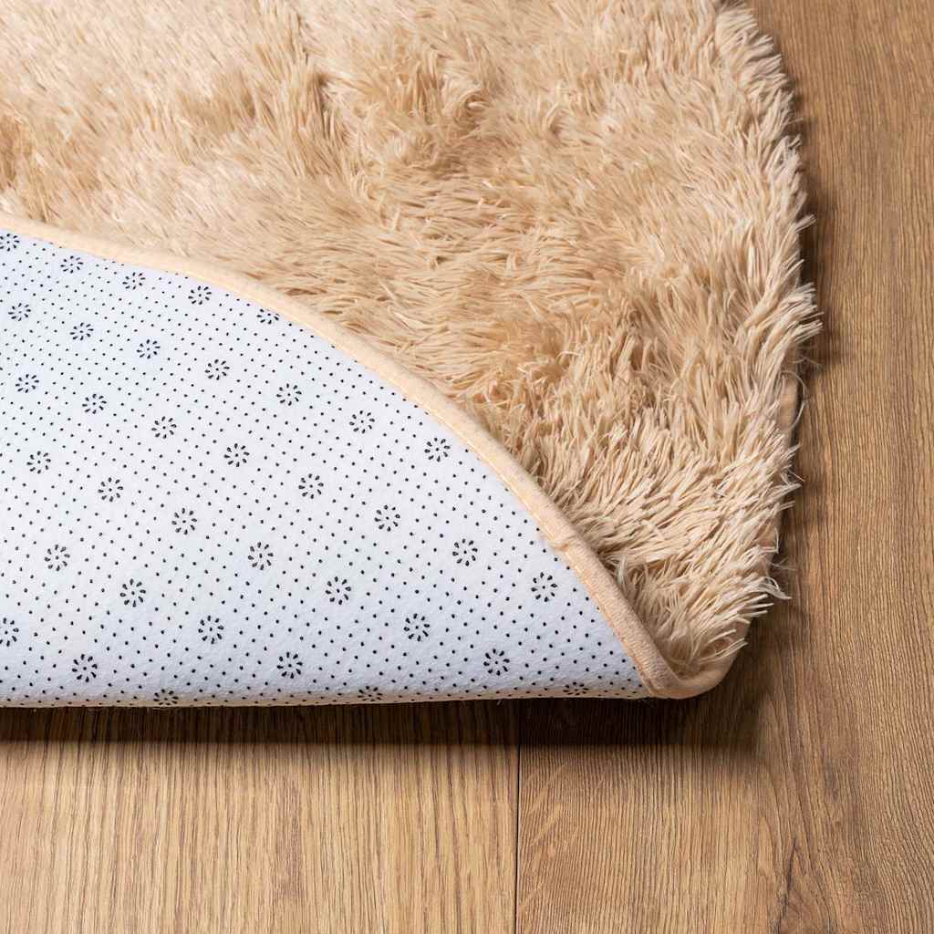 Shaggy Rug High Pile NAVARRA Beige 300x200 cm Polyester