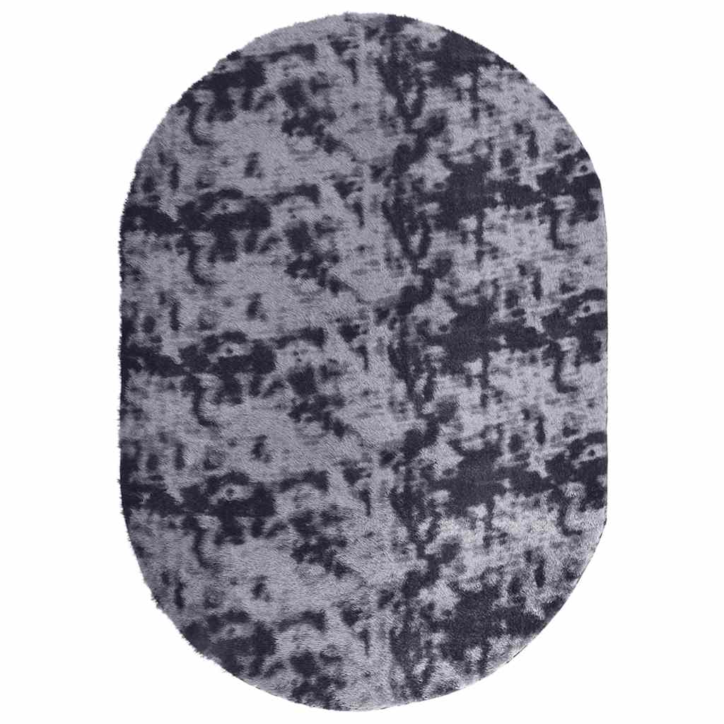 Shaggy Rug High Pile NAVARRA Dark Grey 300x200 cm Polyester