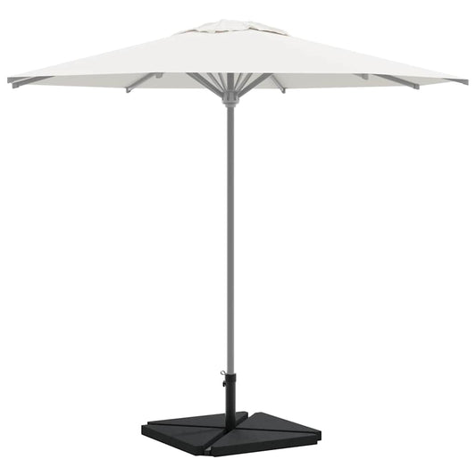 vidaXL 5 Piece Garden Parasol Base Set Granite and Steel