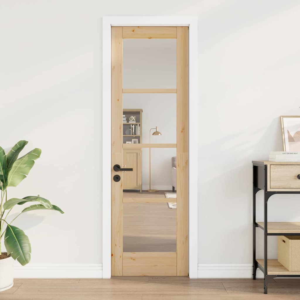 Interior Door ORKDAL Brown 61 x 198.5 cm