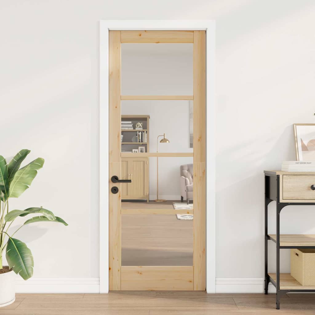 Interior Door ORKDAL Brown 73.5 x 198.5 cm