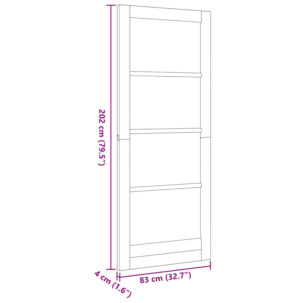 Interior Door ORKDAL White Primed 83 x 202 cm
