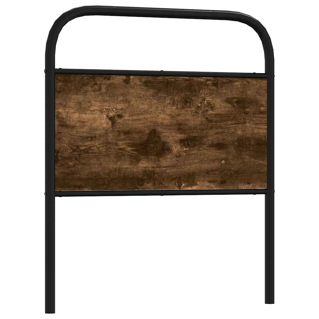 Replace Headboard Smoked Oak 80 cm Steel and Engineered Wood