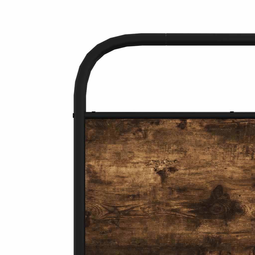 Replace Headboard Smoked Oak 90 cm Steel and Engineered Wood