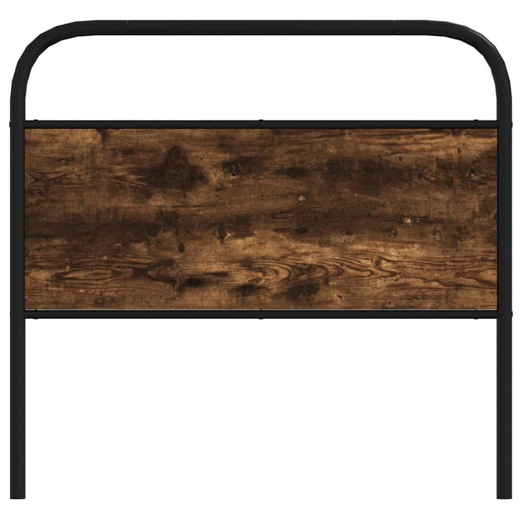Replace Headboard Smoked Oak 100 cm Steel and Engineered Wood