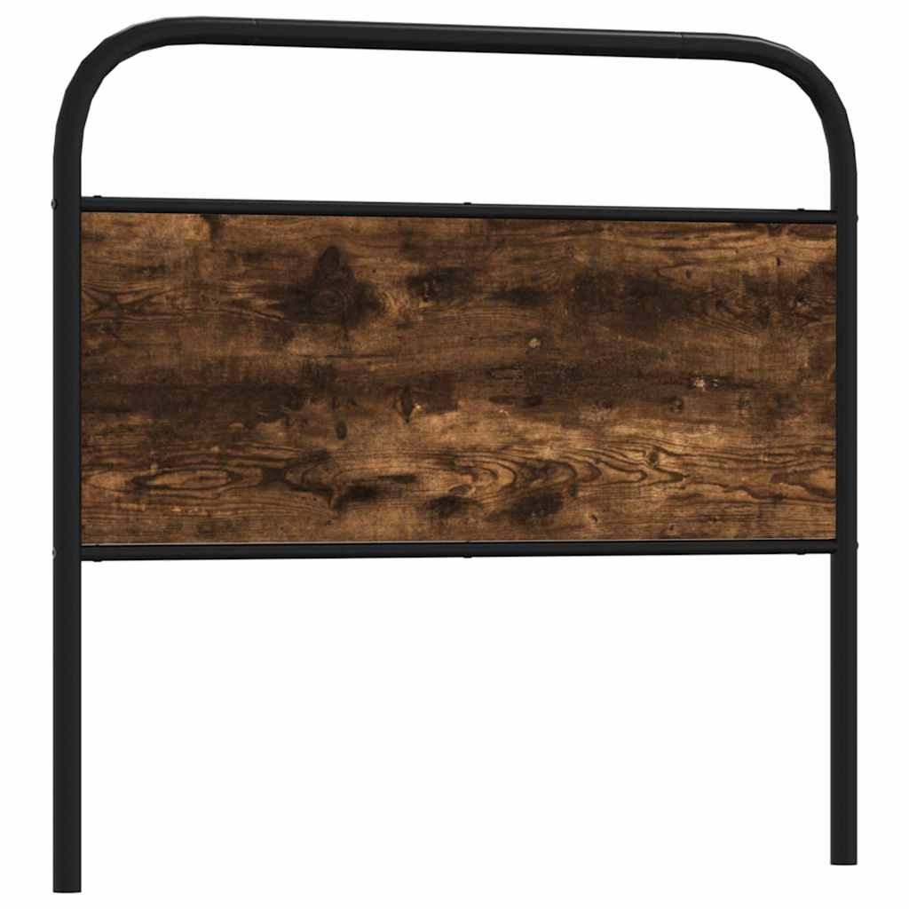 Replace Headboard Smoked Oak 107 cm Steel and Engineered Wood