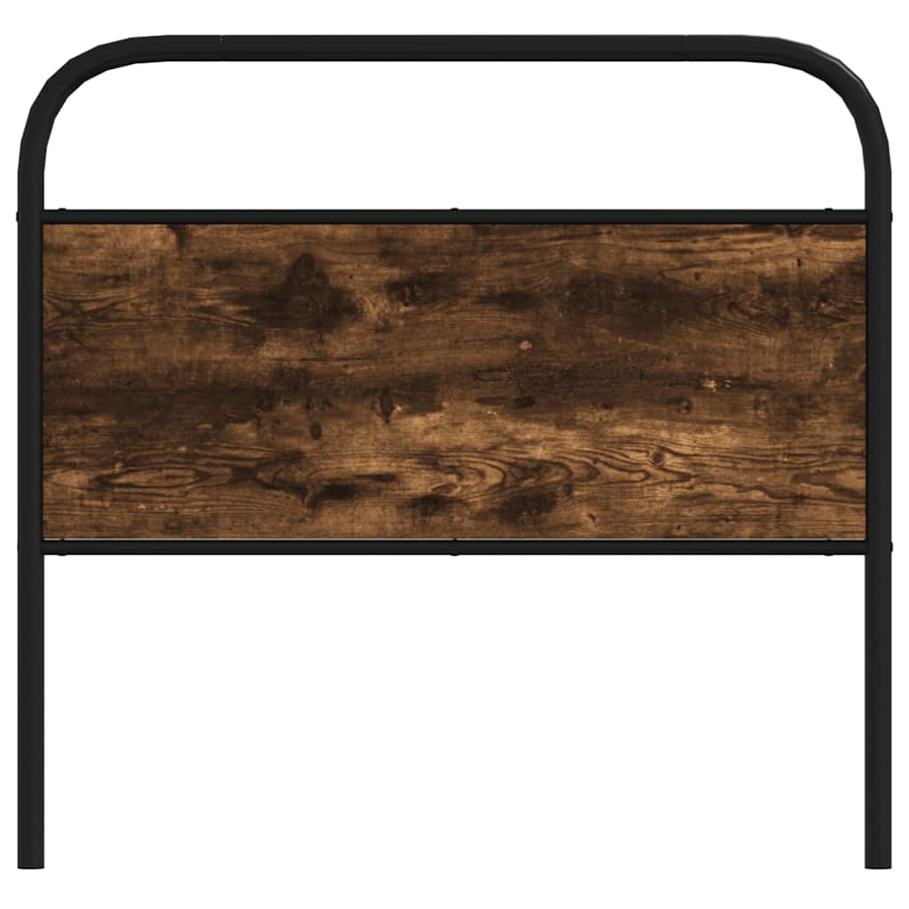 Replace Headboard Smoked Oak 107 cm Steel and Engineered Wood