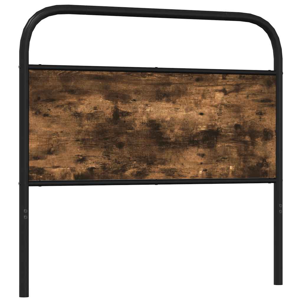 Replace Headboard Smoked Oak 107 cm Steel and Engineered Wood