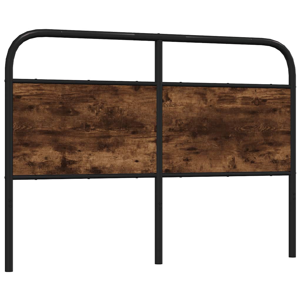 Replace Headboard Smoked Oak 140 cm Steel and Engineered Wood