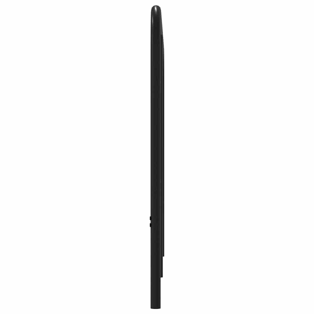 Replace Headboard Smoked Oak 200 cm Steel and Engineered Wood