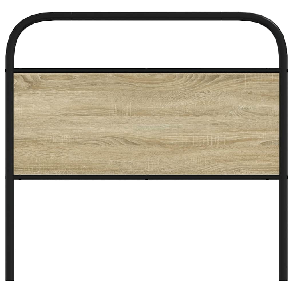 Replace Headboard Sonoma Oak 100 cm Steel and Engineered Wood