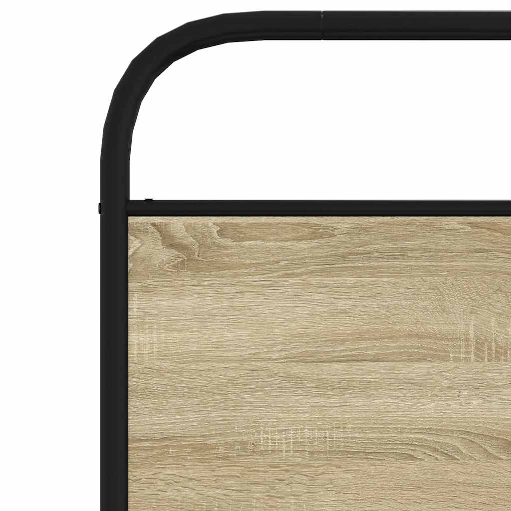 Replace Headboard Sonoma Oak 100 cm Steel and Engineered Wood