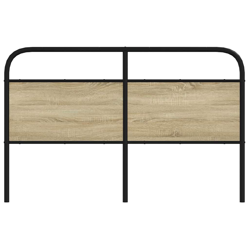 Replace Headboard Sonoma Oak 150 cm Steel and Engineered Wood