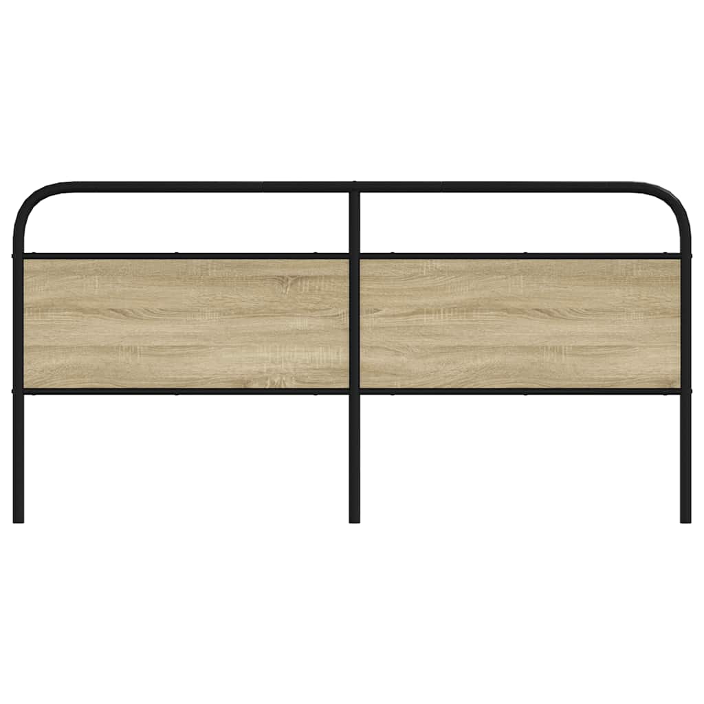 Replace Headboard Sonoma Oak 180 cm Steel and Engineered Wood