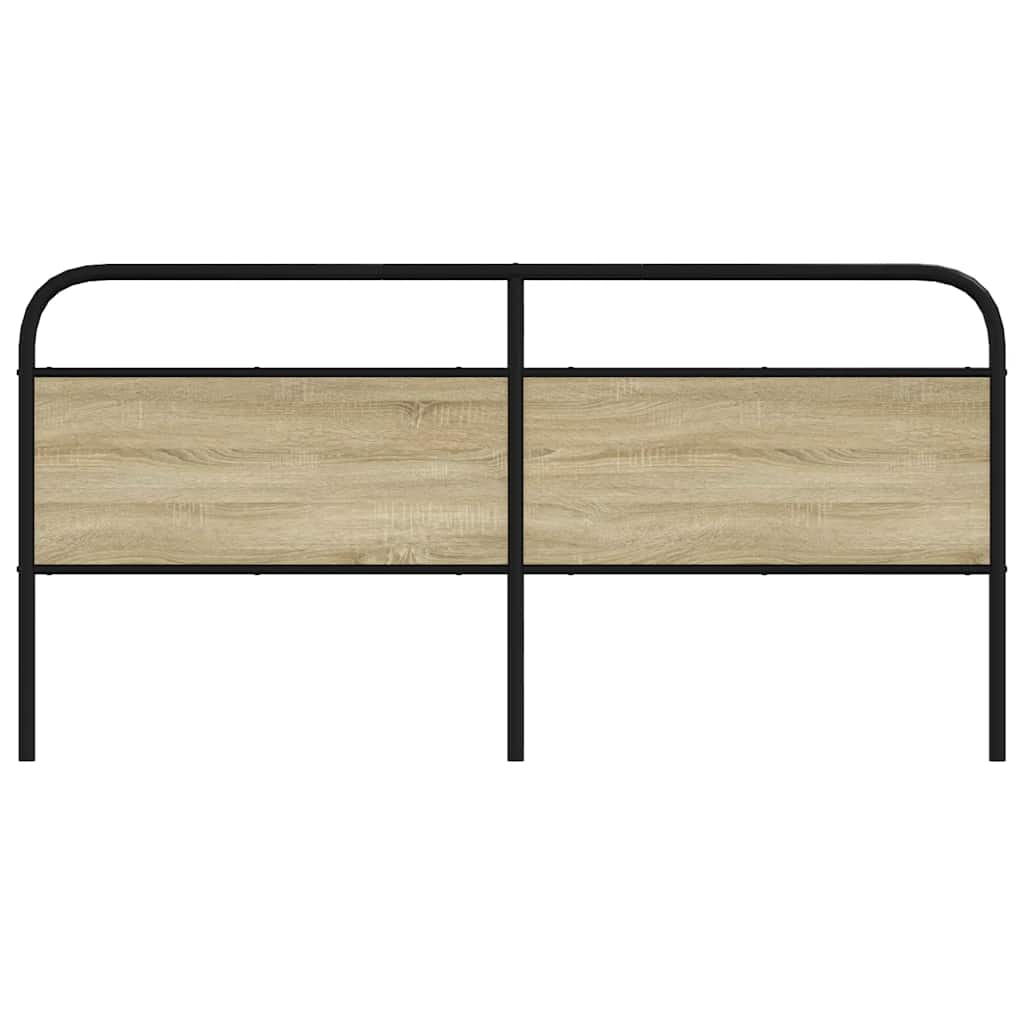 Replace Headboard Sonoma Oak 190 cm Steel and Engineered Wood