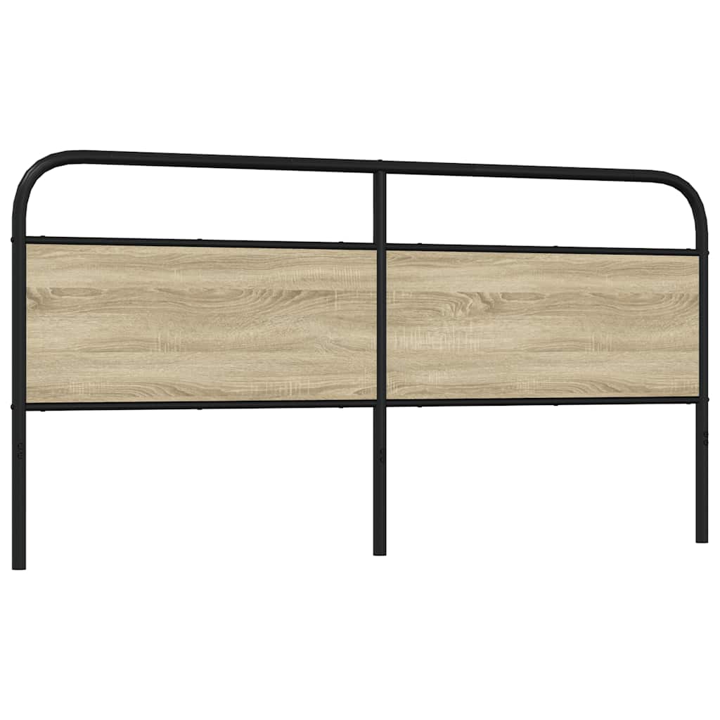 Replace Headboard Sonoma Oak 190 cm Steel and Engineered Wood