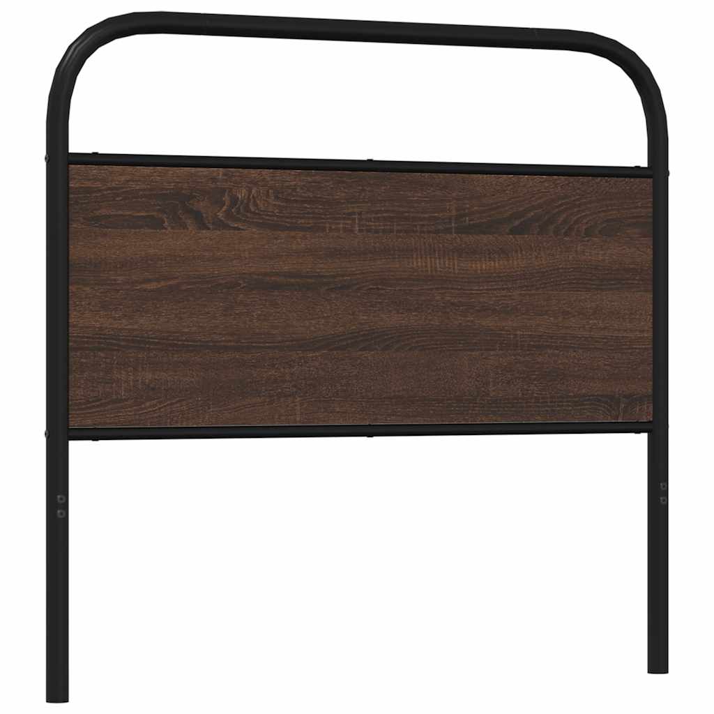 Replace Headboard Brown Oak 90 cm Steel and Engineered Wood