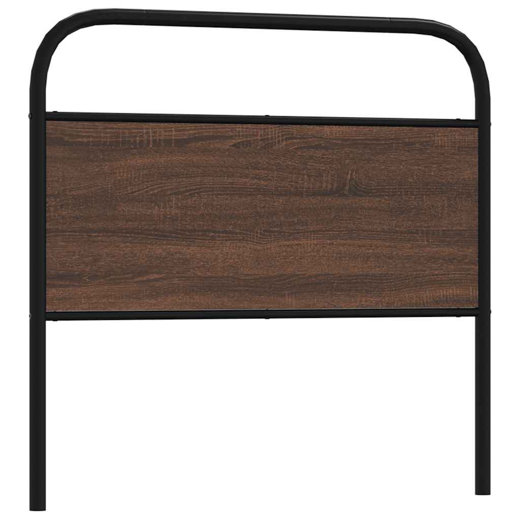 Replace Headboard Brown Oak 100 cm Steel and Engineered Wood