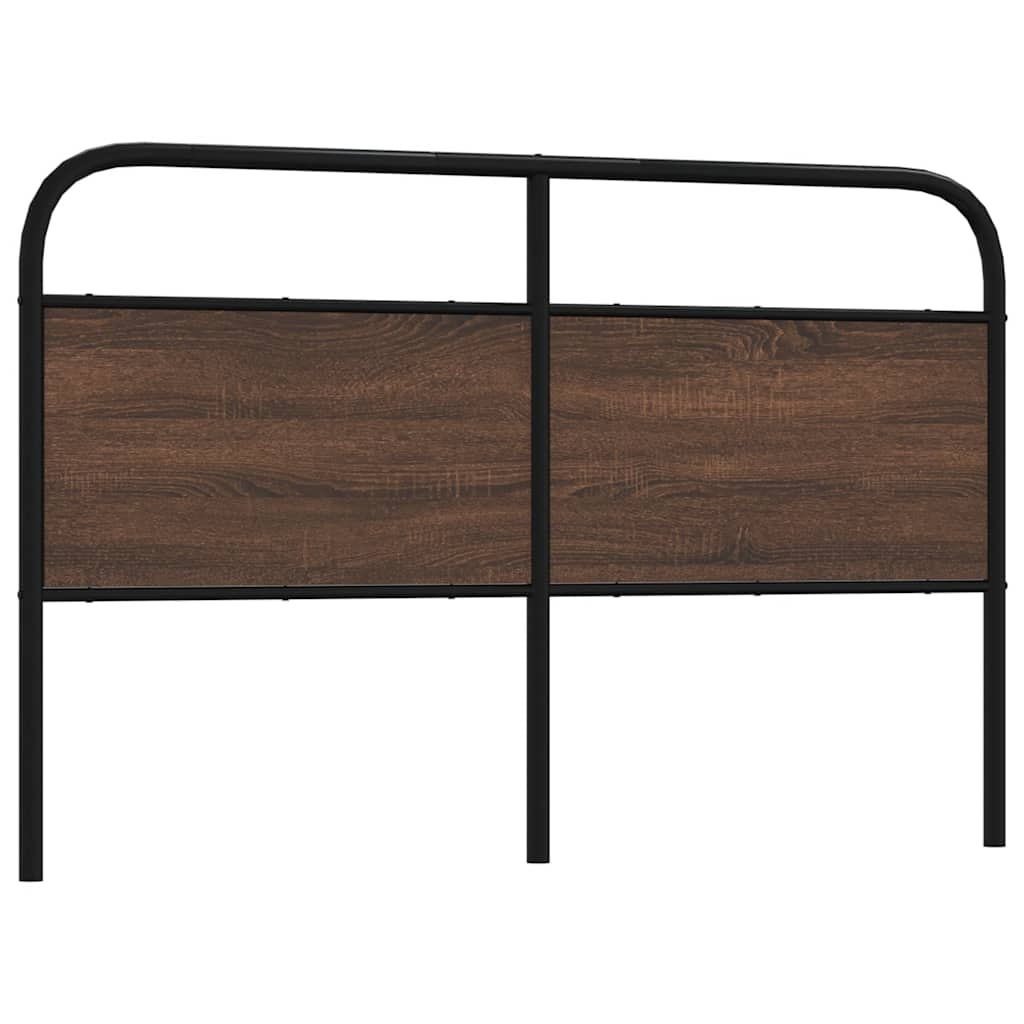 Replace Headboard Brown Oak 150 cm Steel and Engineered Wood