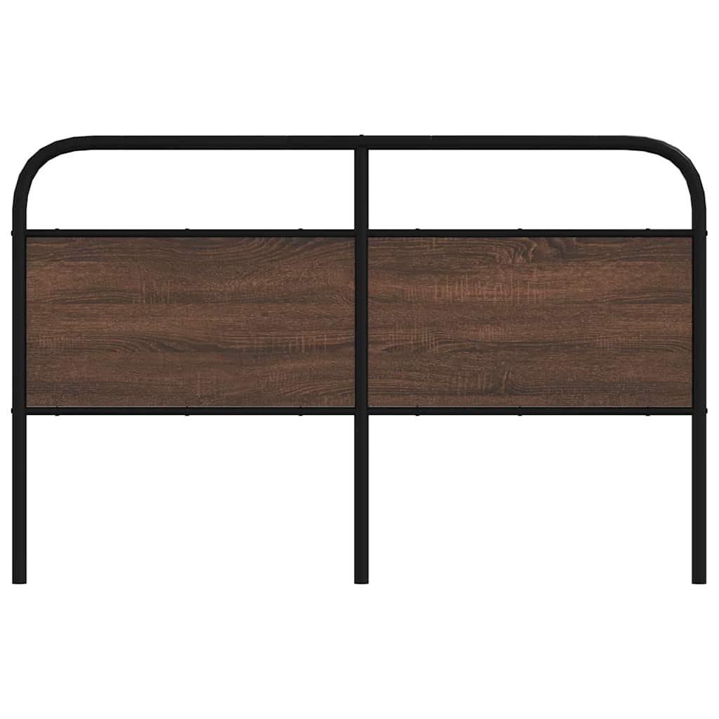 Replace Headboard Brown Oak 150 cm Steel and Engineered Wood