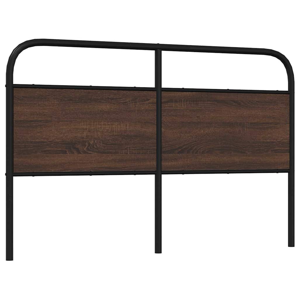 Replace Headboard Brown Oak 150 cm Steel and Engineered Wood