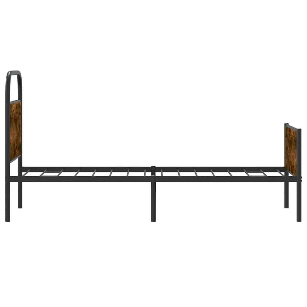 Bed Frame without Mattress 80x200 cm Sonoma Oak Engineered Wood