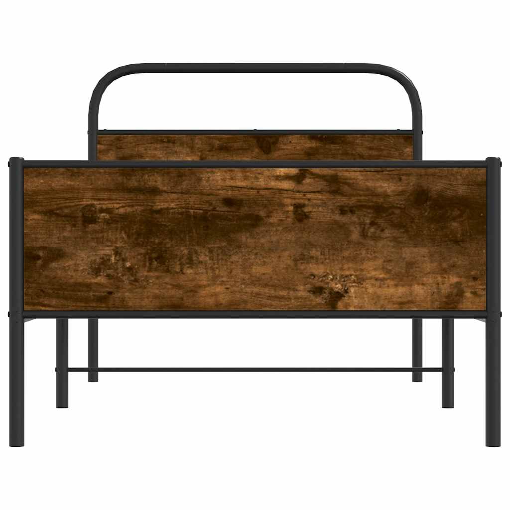 Bed Frame without Mattress 90x190 cm Sonoma Oak Engineered Wood