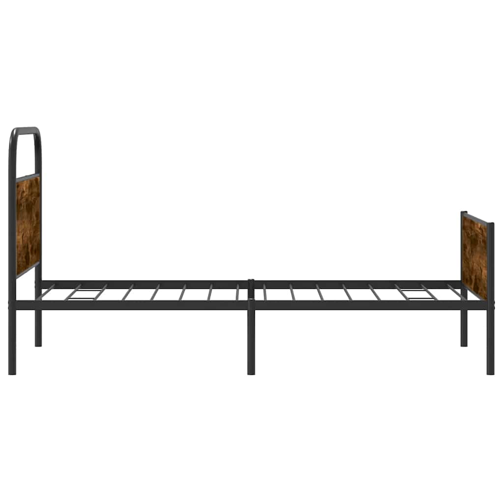Bed Frame without Mattress 90x190 cm Sonoma Oak Engineered Wood
