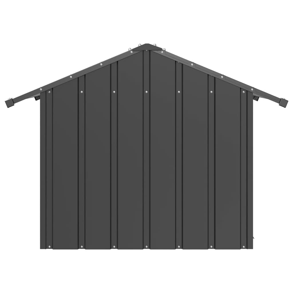 vidaXL Dog House with Roof 85x107x81 cm Galvanised Steel