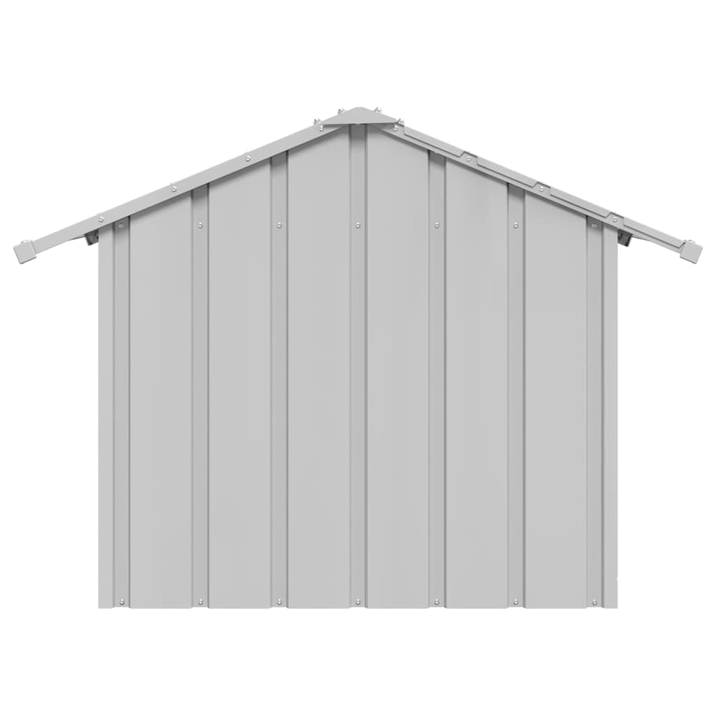 vidaXL Dog House with Roof 85x107x81 cm Galvanised Steel