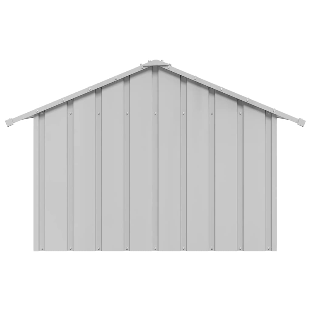 vidaXL Dog House with Roof 83x130x85 cm Galvanised Steel